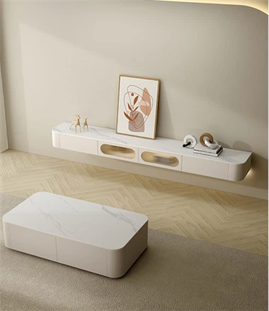 کابینت تلویزیون دیواری خاکی