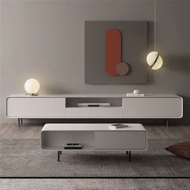 کابینت تلویزیون روکش سفید